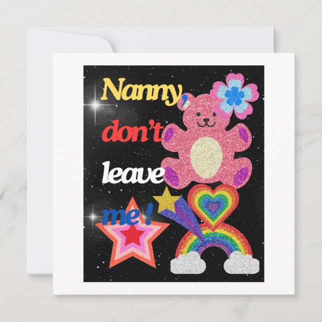 Reserva La Fecha Nanny, ¡no me dejes! (Anverso)