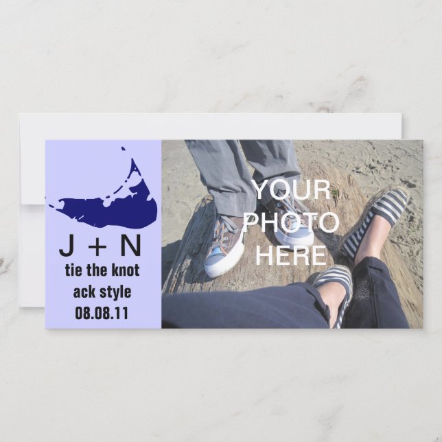 Reserva La Fecha Nantucket Save the Date (Anverso)