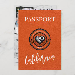 Reserva La Fecha Naranja California Passport Guardar la fecha
