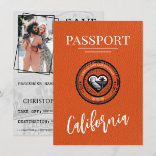 Reserva La Fecha Naranja California Passport Guardar la fecha
