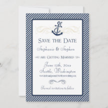 Nautical Anchor Boat Diagonal Stripes Swirl Modern