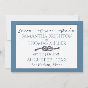 Reserva La Fecha Nautical Eternity Knot   Guardar nuestra fecha