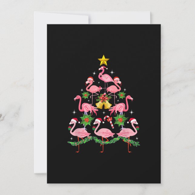 Reserva La Fecha Navidades - Árbol de Navidad de flamenco (Anverso)