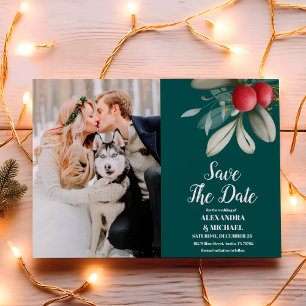Reserva La Fecha Navidades de fotografía Boda de la energía verde d