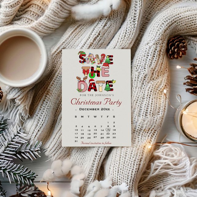 Reserva La Fecha Navidades de Holiday Cocktail Fiesta Company (Subido por el creador)