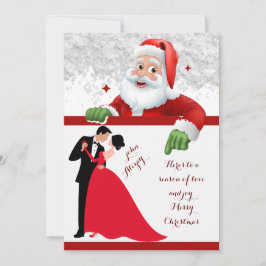 Reserva La Fecha navidades de parejas rojas y blancas