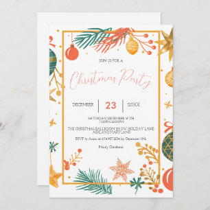 Reserva La Fecha Navidades de Retro Christmas Ornaments Company