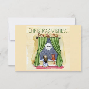 Reserva La Fecha Navidades desean Fiesta de Navidad para niños y ga