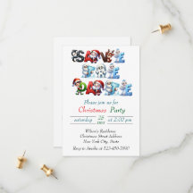 Navidades elegantes acuarela Botánica