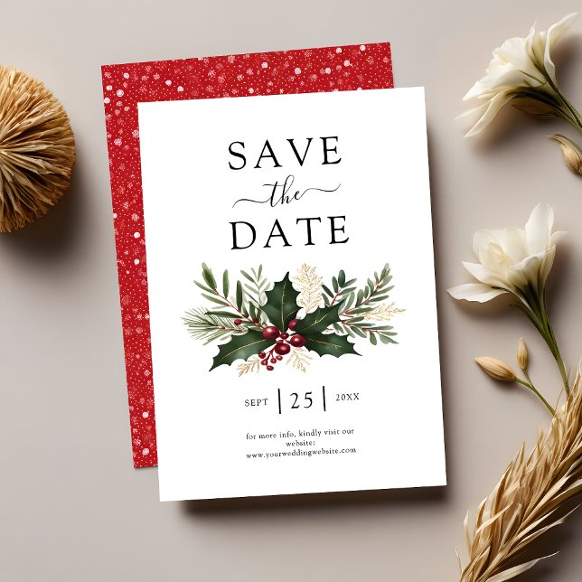Reserva La Fecha Navidades rusos Boda de la vegetación (Subido por el creador)