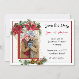 Reserva La Fecha Navidades rusos fotografian Save the Date