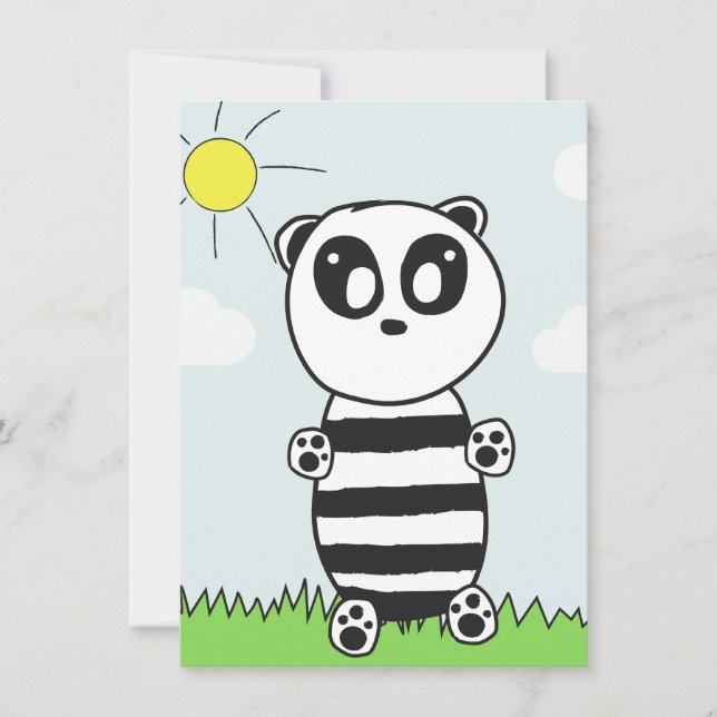 Reserva La Fecha Niños Panda  (Anverso)