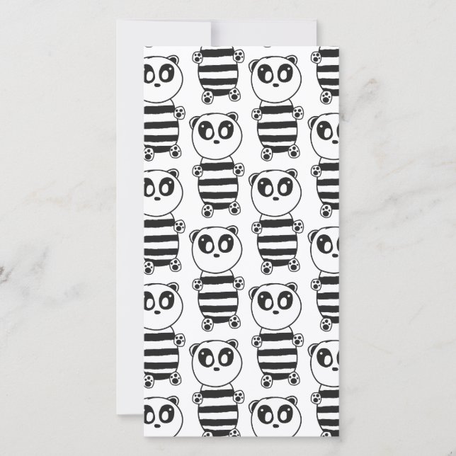 Reserva La Fecha Niños Panda  (Anverso)