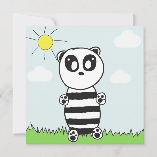 Reserva La Fecha Niños Panda (Anverso)