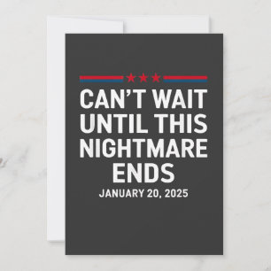 Reserva La Fecha No puedo esperar hasta que esta pesadilla termine 