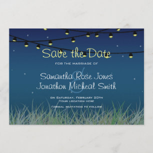 Reserva La Fecha Noche de luces colgantes bajo las estrellas salva 