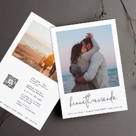 Reserva La Fecha Nombres de fotos Personalizados modernos Código Qr