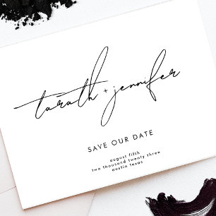 Reserva La Fecha NOMBRES personalizados modernos y elegantes   Foto