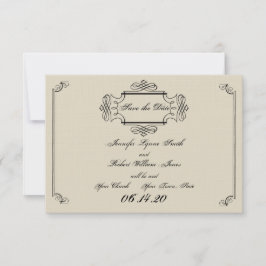 Reserva La Fecha Noveau Posh Wedding Salva la fecha