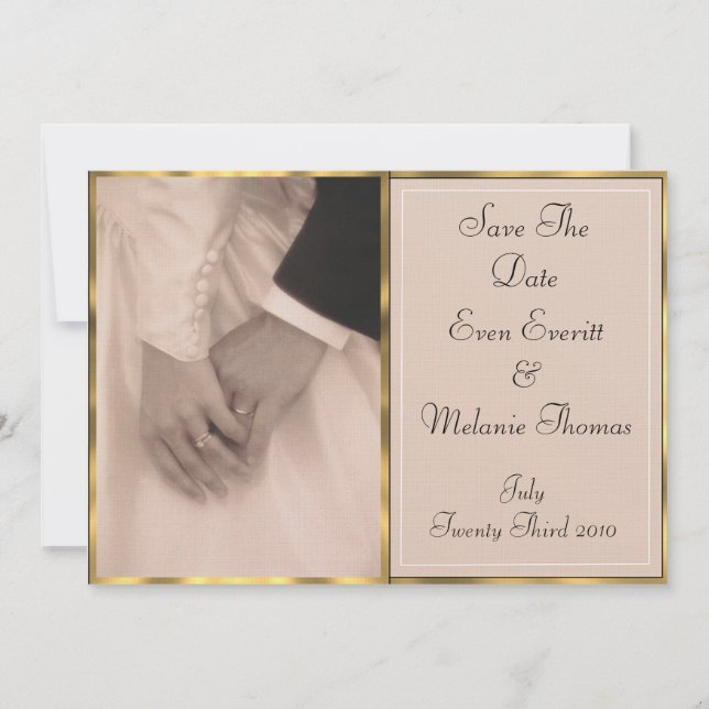 Reserva La Fecha Novia y Grooms Manos (Anverso)