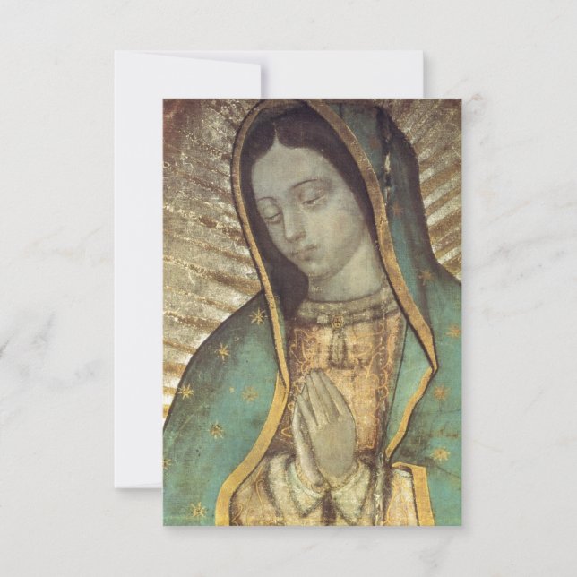 Reserva La Fecha Nuestra Señora De Guadalupe Original (Anverso)
