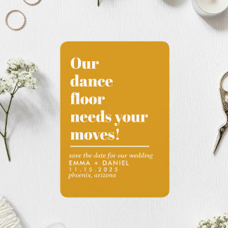 Reserva La Fecha Nuestro suelo de baile cita divertida boda