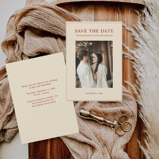 Reserva La Fecha Nueva foto minimalista 2026