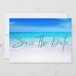 Reserva La Fecha Ocean Beach Sand Destination Blue Modern