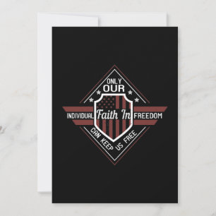 Reserva La Fecha Only Our Individual Faith In Freedom