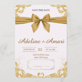 Reserva La Fecha Organic Modern Save the Date Card