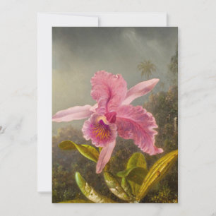 Reserva La Fecha Orquídea con dos Hummingbirds Heade