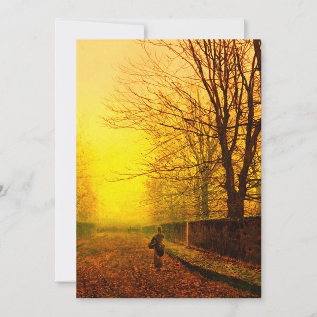 Reserva La Fecha Otoño Dorado John Atkinson Grimshaw (Anverso)