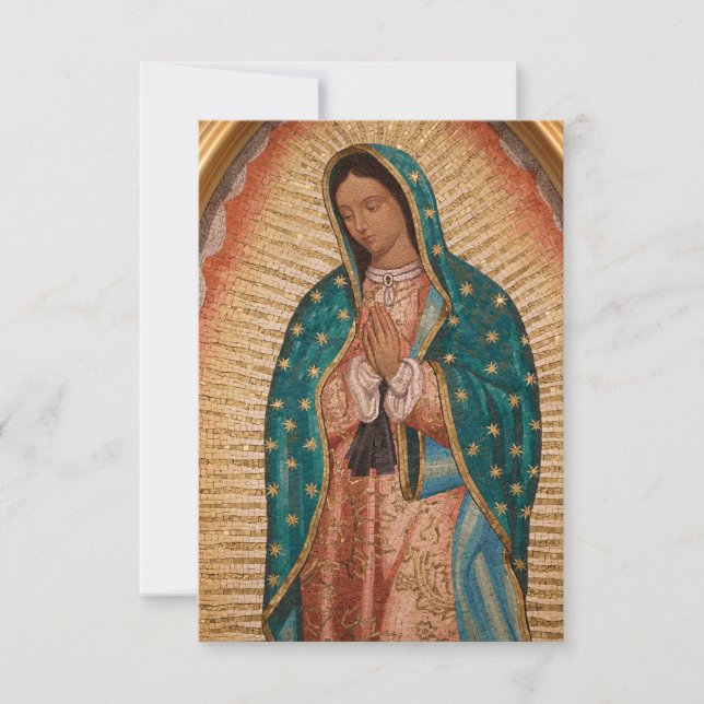 Reserva La Fecha Our Lady Of Guadalupe (Anverso)