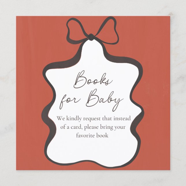 Reserva La Fecha Our Little Love Bug Baby Shower Books for Baby (Anverso)
