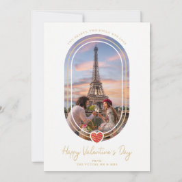 Reserva La Fecha Oval Effect Red Heart Happy Valentine's Day Photo