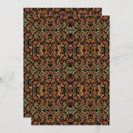 Reserva La Fecha Paisley Pattern Art – Ornamental Floral Outline