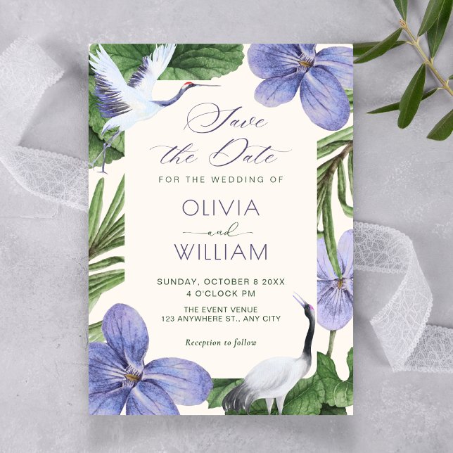 Reserva La Fecha pájaro decorativo floral (Subido por el creador)