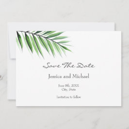 Reserva La Fecha Palm acuarela