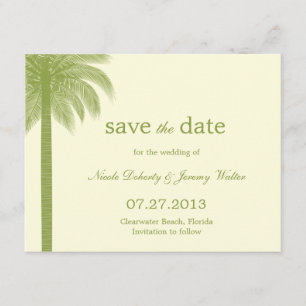 Reserva La Fecha Palm Beach Wedding Salva Las Cartas De Fecha - Ver