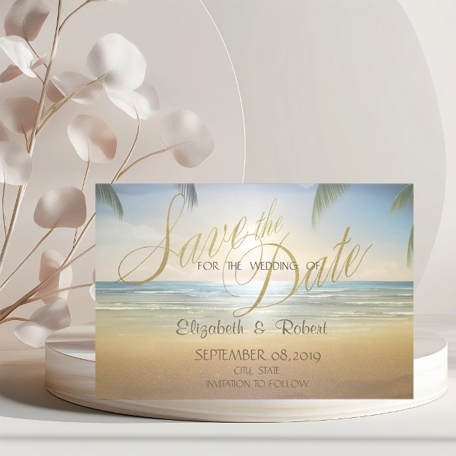 Reserva La Fecha Palms Sunset Beach Wedding Salven La Fecha (Subido por el creador)