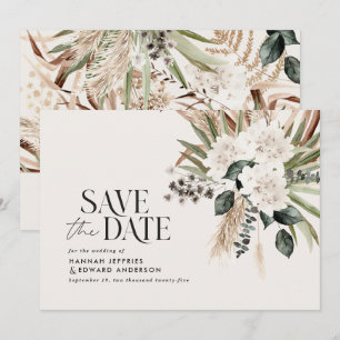 Reserva La Fecha Pampas rústicas modernas código QR botánico eucali