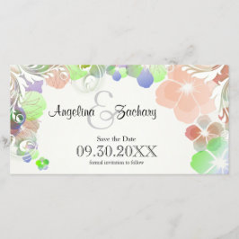 Reserva La Fecha Pansies Beige Y Multicolor Guardar La Fecha