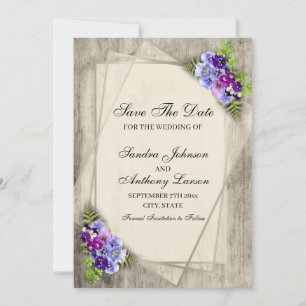 Reserva La Fecha Pañuelo Rústico Geométrico Ahorra La Fecha