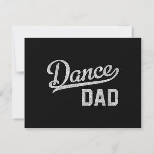Reserva La Fecha Papá Bailarín Orgulloso Bailarín Padre