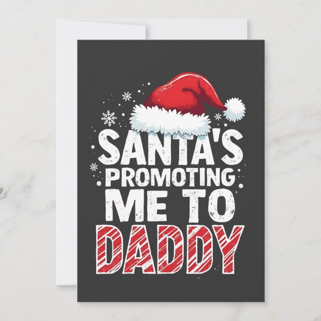 Reserva La Fecha Papá Noel me promueve a los Navidades (Anverso)