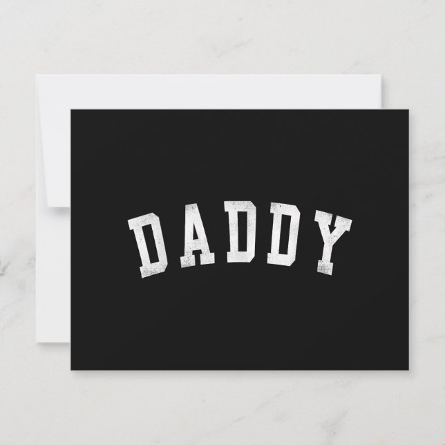 Reserva La Fecha Papi - clásico negrita papá del día del padre (Anverso)