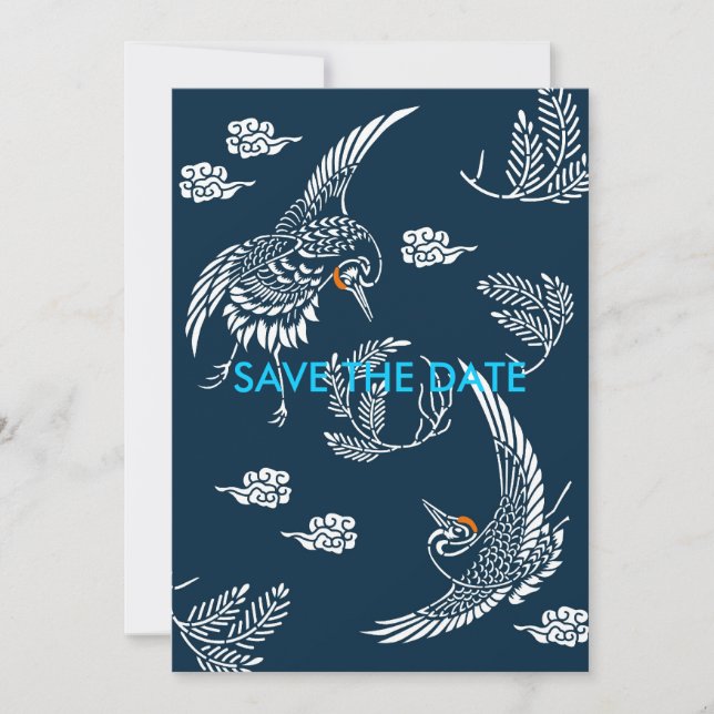 Reserva La Fecha Pareja de gránulos japonesa (Anverso)