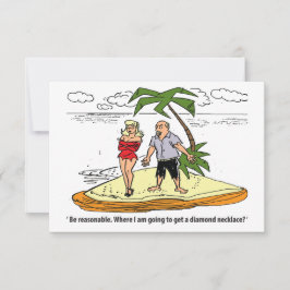 Reserva La Fecha Pareja en una isla del desierto, divertida