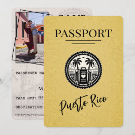 Reserva La Fecha Pasaporte amarillo de Puerto Rico