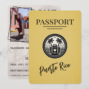 Reserva La Fecha Pasaporte amarillo de Puerto Rico